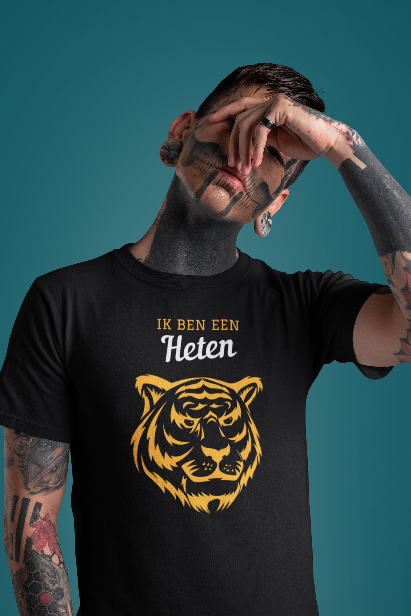 Suradam Vallen vaardigheid T-shirt 'Heten tijger' Unisex | FunnyBone